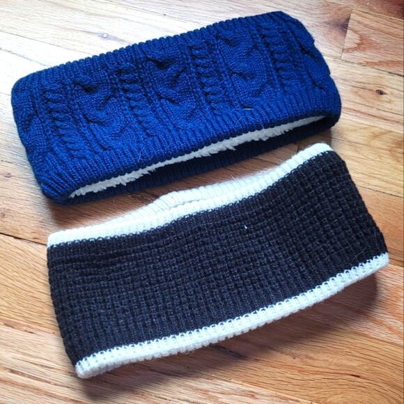 🤸♀️3 for 12🤸♂️ BUNDLE Winter Headband Lined Ear Warmers - Picture 1 of 4